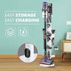 Freestanding Vacuum Cleaner Stand Cordless Storage Holder Organizer Rack Metal Organiser Accessories Bracket for Dyson Xiaomi Models White