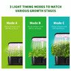 Hydroponics Growing System 8 Pods Indoor Herb Garden Kit Full Spectrum LED Grow Light Smart Water Pump Tank Planter Plant Germination