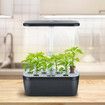 Hydroponics Growing System 8 Pods Indoor Herb Garden Kit Full Spectrum LED Grow Light Smart Water Pump Tank Planter Plant Germination