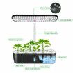 12 Pods Hydroponics Growing System Indoor Herb Garden Kit Plant Germination Full Spectrum 20W LED Light Smart Planter Water Pump 4L Tank