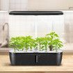 12 Pods Hydroponics Growing System Indoor Herb Garden Kit Plant Germination Full Spectrum 20W LED Light Smart Planter Water Pump 4L Tank