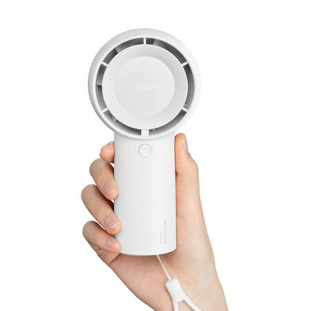 Handheld Turbo Fan, 16H Max Cooling Time, Mini Portable Hand Fan for Travel, Outdoor, Home, Office White