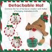 Christmas Crochet Kit for Beginners, Crochet Starter Kit  Tutorials, Crochet Kits for Adults and Kids, DIY Craft Supplies, Christmas Gnome Decoration