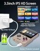 Miyoo Mini Plus,Retro Handheld Game Console with 64G TF Card,Support 10000+Games,3.5-inch Portable Rechargeable Open Source Game Console Emulator with Storage Case,Support WiFi (Grey)