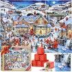 Advent Calendar 2023 Christmas Jigsaw Puzzles,24 Box 1008 Pieces Christmas Puzzle Countdown Calendar,Ideal Christmas Toys for Holiday Home Decor,Xmas Gifts for Kids Teens Adults