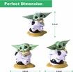 Baby Yoda Gifts,Baby Yoda Action Figure 2.2-Inch,Baby Yoda Doll,Baby Yoda Toys for Kid, Souvenir Desk Decoration for Adult(6 Pack)