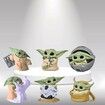 Baby Yoda Gifts,Baby Yoda Action Figure 2.2-Inch,Baby Yoda Doll,Baby Yoda Toys for Kid, Souvenir Desk Decoration for Adult(6 Pack)