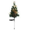 Christmas Tree 2 Set Solar Lights Christmas Decoration Embedded Waterproof Lighting Decoration Automatic Lighting LED Lights Create Atmosphere Garden Party