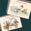 12Pcs Christmas Countdown Gift Card Set, Unique And Interesting Christmas Card In Separate Envelope