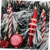 14pcs Christmas Candy Cane Ornaments Candy Xmas Tree Hanging Decors Ornament Combination Accessories Christmas Boots Gift Box