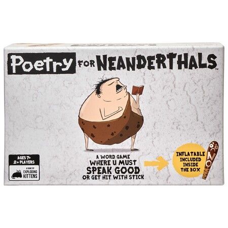 Poetry for Neanderthals by Exploding Kittens LLC - Family Card Game for Adults,Teens & Kids- 2-6 Players