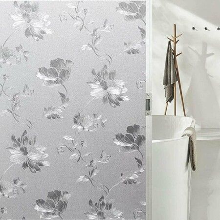 Static Cling Glueless Reusable Removable Privacy Frosted Decor Window Glass Film#2