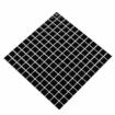 3D Mosaics Waterproof and Oil-proof Black and White Crystal Epoxy Three-dimensional Self-adhesive Wall StickerWhite