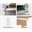 Instahut Retractable Folding Arm Awning Motorised Sunshade 4Mx3M Beige