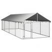 Outdoor Dog Kennel with Roof 600x200x150 cm