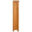 4-Tier Bookcase 70x22x110 cm Solid Oak Wood