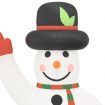 Christmas Inflatable Snowman with LEDs 455 cm