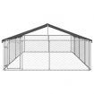 Outdoor Dog Kennel with Roof 600x300x150 cm