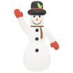 Christmas Inflatable Snowman with LEDs 805 cm