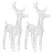 Reindeers & Sleigh Christmas Decoration 320 LEDs Acrylic