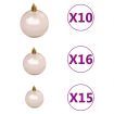 Artificial Christmas Tree with LEDs&Ball Set&Pine Cones 240 cm