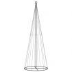 Christmas Cone Tree Warm White 732 LEDs 160x500 cm