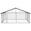 Outdoor Dog Kennel with Roof 300x300x150 cm