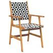 3 Piece Garden Dining Set Solid Wood Acacia