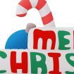 Inflatable "Merry Christmas" Decoration LED 197 cm