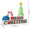 Inflatable "Merry Christmas" Decoration LED 197 cm