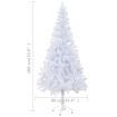 Artificial Christmas Tree with LEDs&Stand 180 cm 620 Branches