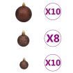 Artificial Christmas Tree with LEDs&Ball Set&Pinecones 240 cm