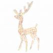 Acrylic Reindeer Christmas Decoration 140 LEDs 120 cm Colourful