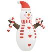 Christmas Inflatable Snowman with LEDs 630 cm