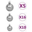 Artificial Christmas Tree with LEDs&Ball Set&Pine Cones 240 cm