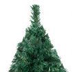 Artificial Christmas Tree with LEDs&Thick Branches Green 240 cm