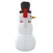 Christmas Inflatable Snowman with LEDs 300 cm