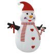 Inflatable Snowman with LEDs 300 cm