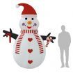 Inflatable Snowman with LEDs 300 cm