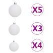 Nordmann Fir Artificial Christmas Tree LED&Ball Set Green 180cm