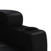 Stand up Massage Chair Black Faux Leather