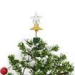 Snowing Christmas Tree with Umbrella Base Green 75 cm