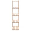 5-Tier Storage Rack 80x38x170 cm Solid Wood Pine 250 kg