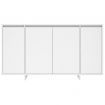 Sideboard White 135x41x75 cm Engineered Wood