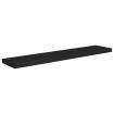 Floating Wall Shelves 2 pcs Black 120x23.5x3.8 cm MDF