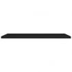 Floating Wall Shelves 2 pcs Black 120x23.5x3.8 cm MDF