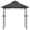 BBQ Gazebo 240x150x255 cm Anthracite Steel