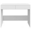 Desk White 101x50x76.5 cm Engineered Wood