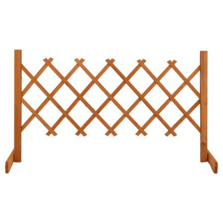 Garden Trellis Fence Orange 120x60 cm Solid Firwood