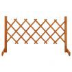 Garden Trellis Fence Orange 120x60 cm Solid Firwood